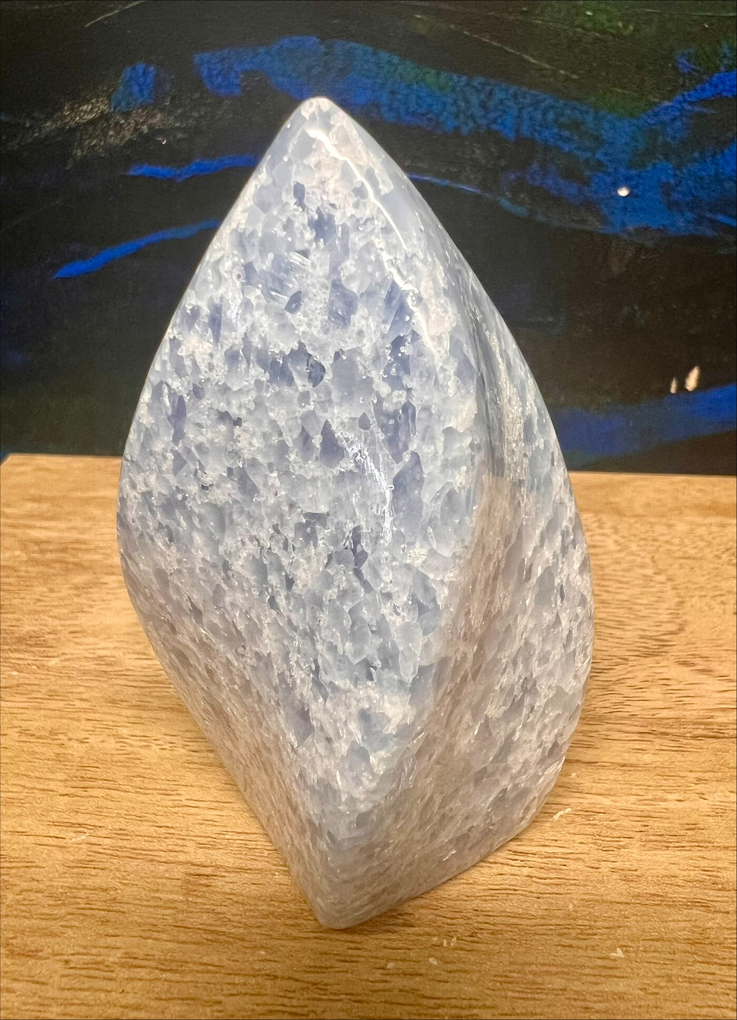 Blue Calcite Flame