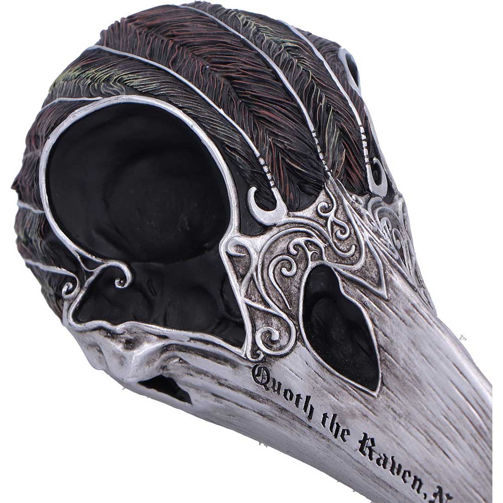Quoth the Raven Skull 20.2cm