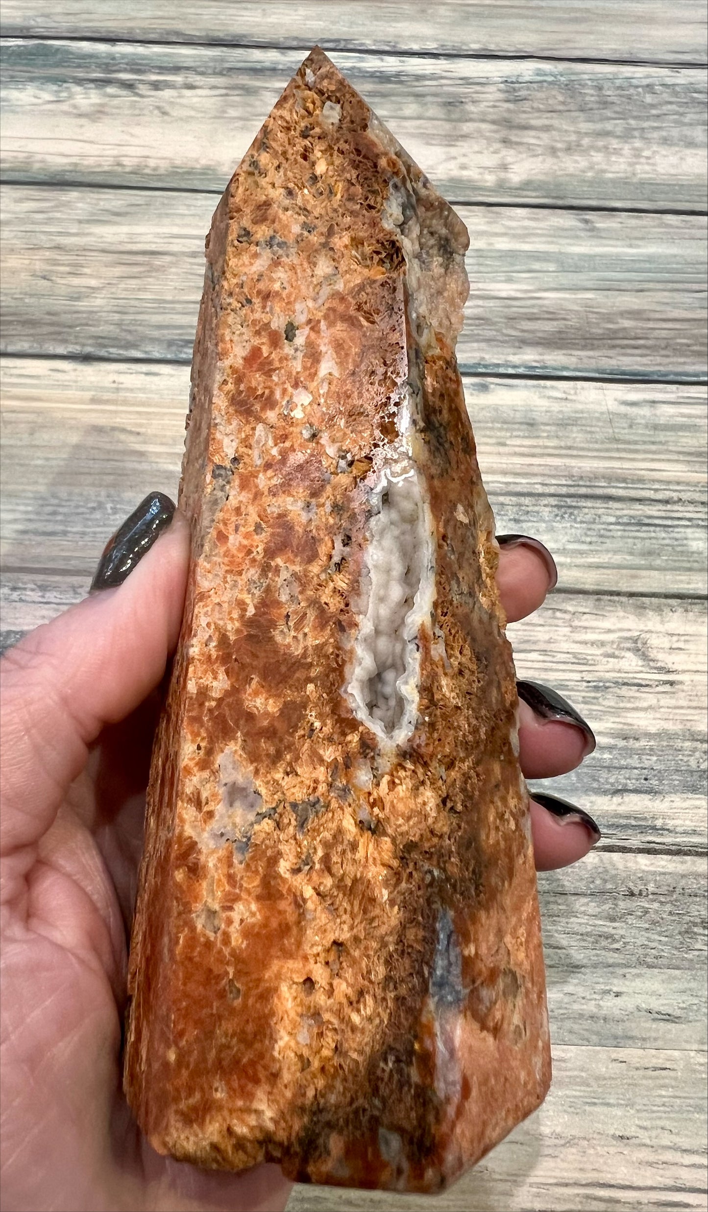 Tower - Apatite and Chalcedony