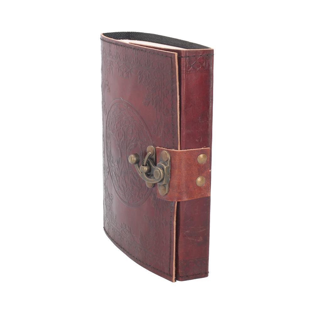Journal - Tree of Life Leather Journal with lock 21 x 15cm