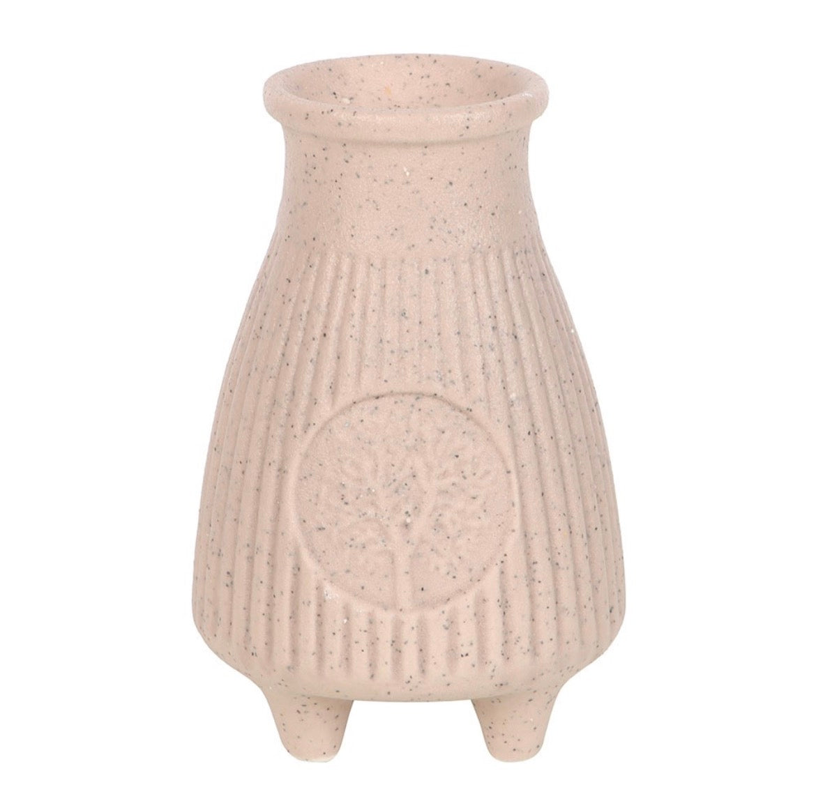 Beige Ribbed Palo Santo Brick Burner