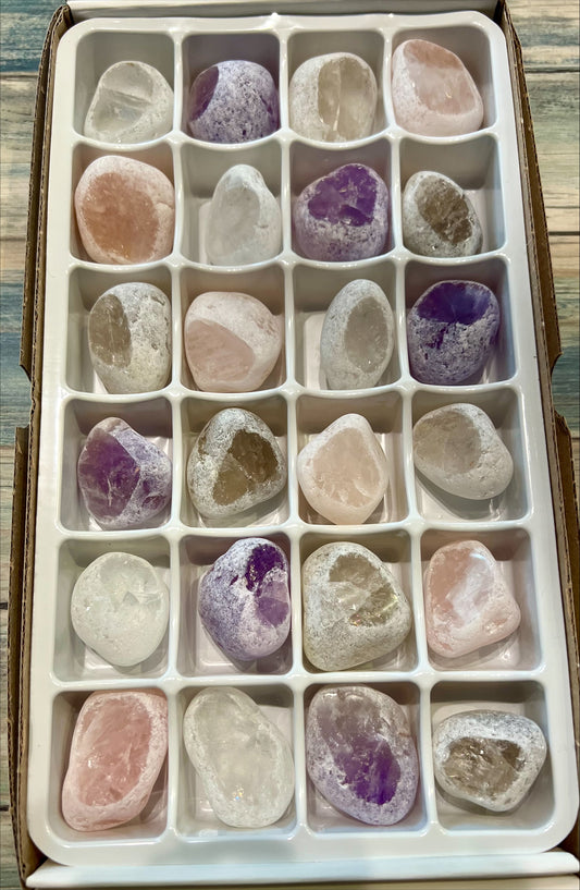 Dragon Egg (Clear Quartz, Amethyst or Rose Quartz)