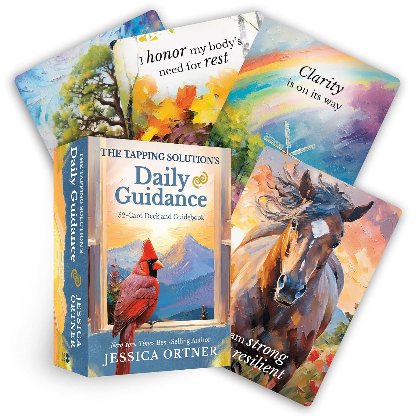The Tapping Solutions Daily Guidance 52 card deck and guidebook