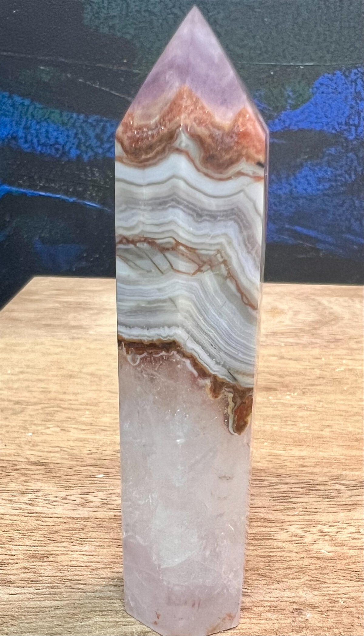 Amethyst Jasper Point