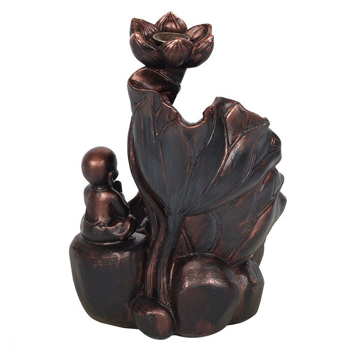 Bronze Effect Buddha Backflow Burner