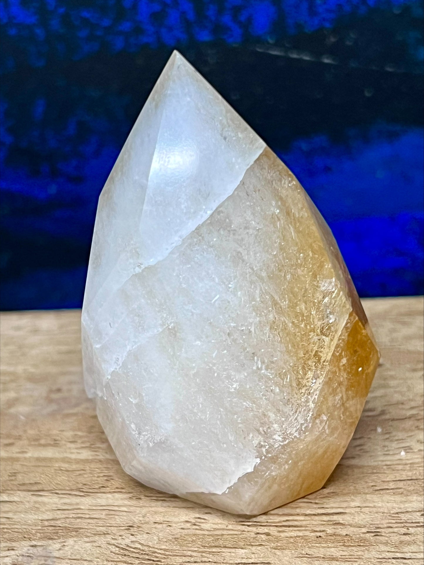 Citrine Faceted Point