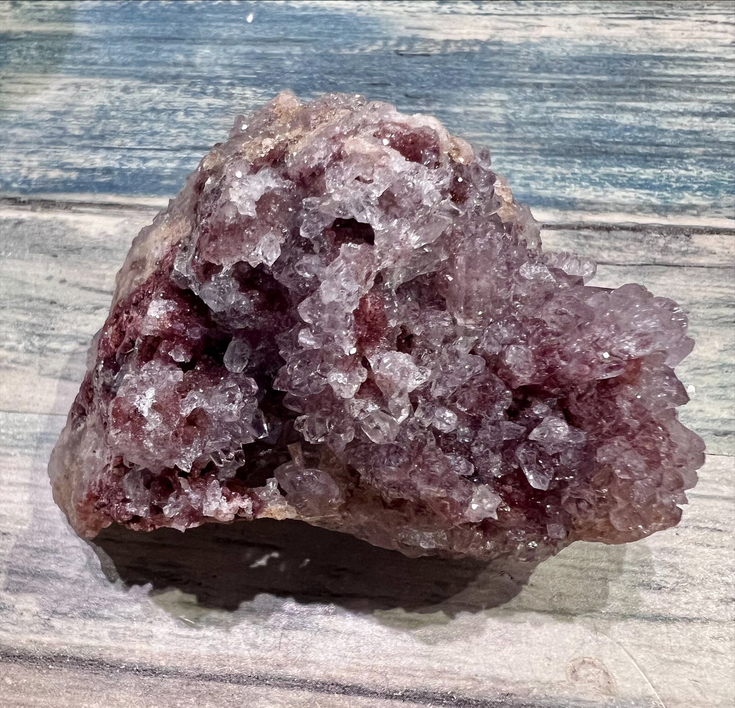 Pink Amethyst with Hematite