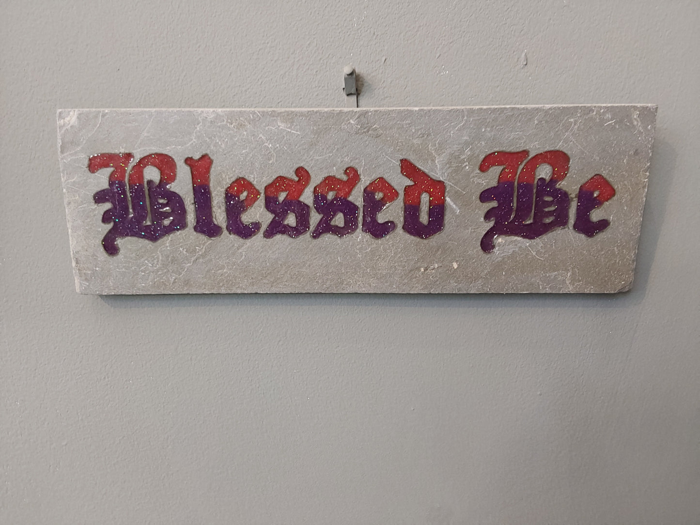Blessed Be Plaque 20cm by 6cm