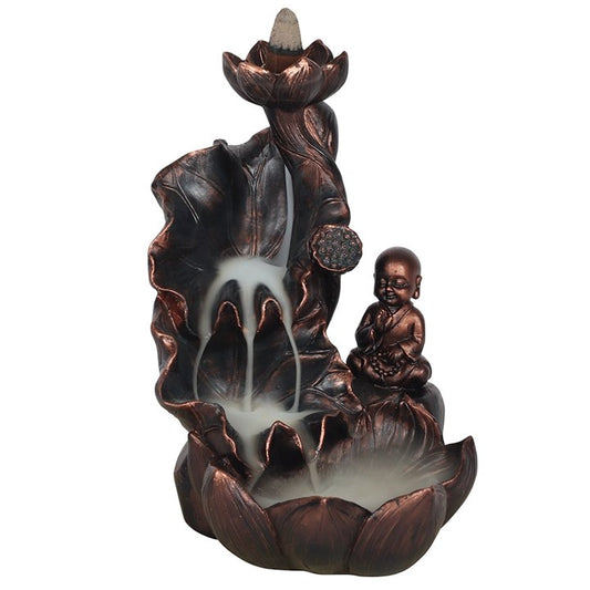 Bronze Effect Buddha Backflow Burner