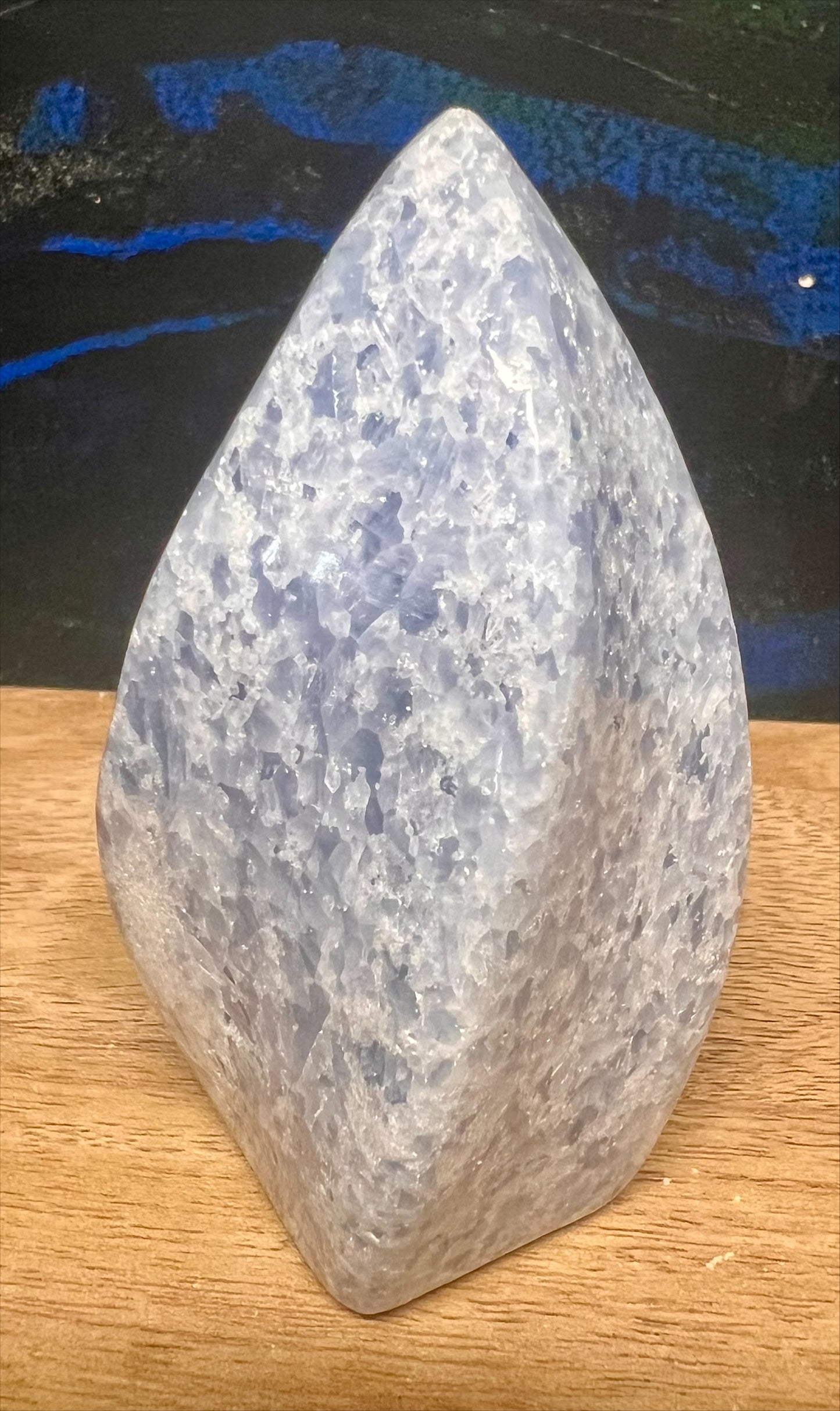 Blue Calcite Flame