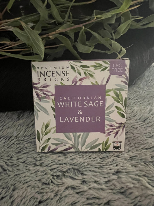 Californian White Sage & Lavender Incense Bricks