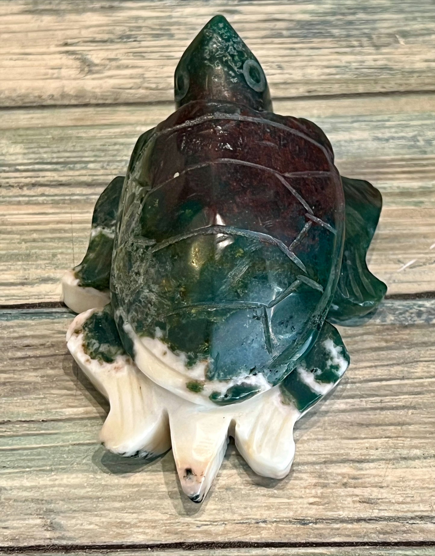 Moss Agate Turtle
