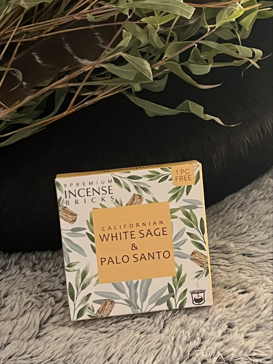 Incense Bricks - California White Sage & Palo Santo