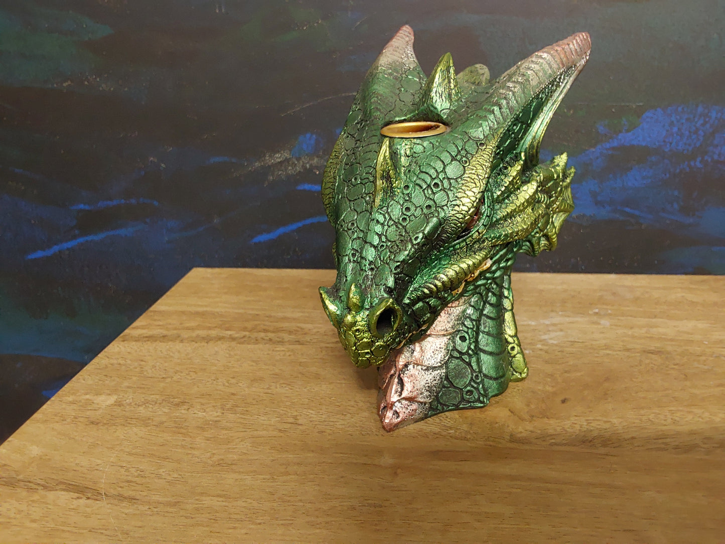 Green Dragon Head Backflow Burner