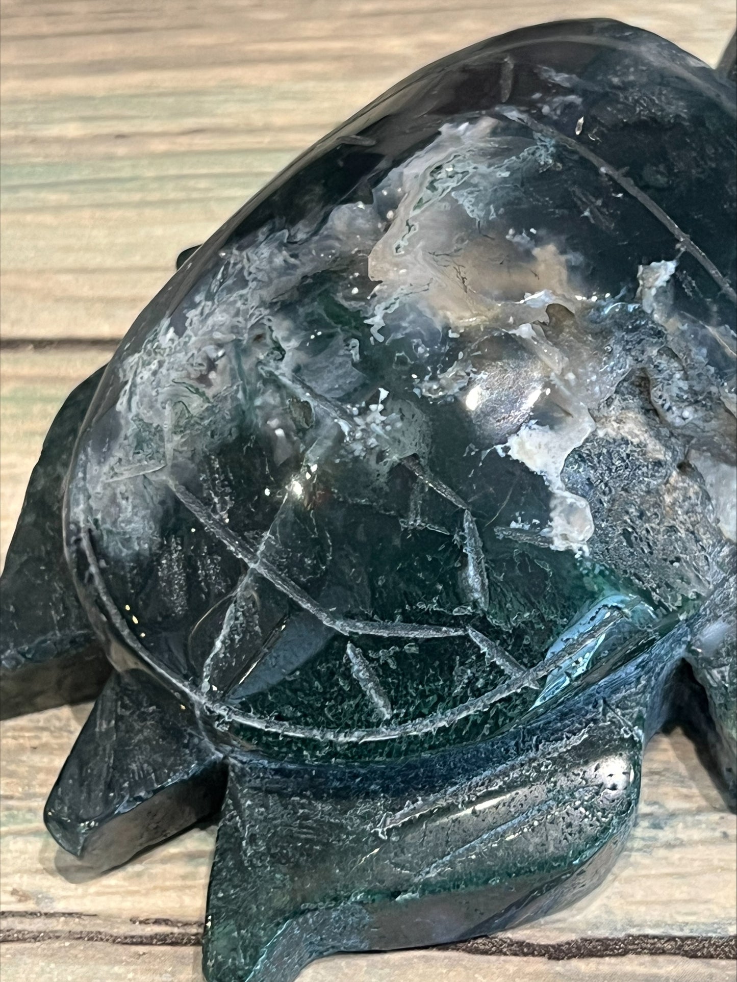 Moss Agate Turtle