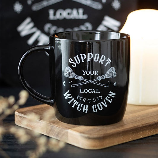 Support Your Local Witch Coven Ceramic Mug