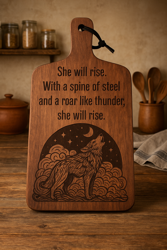 Chopping Board - Wolf Design