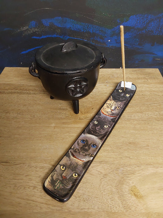 Cat Totem Incense Stick Holder