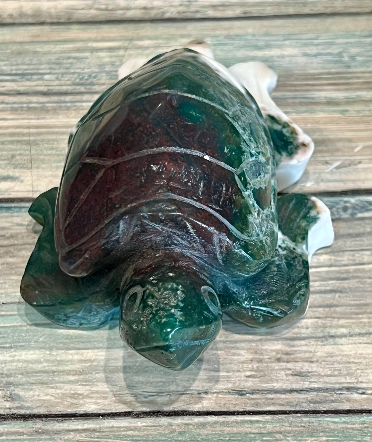 Moss Agate Turtle