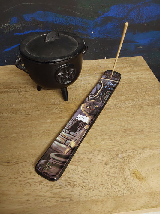 Rusty Cauldron Incense Stick Holder
