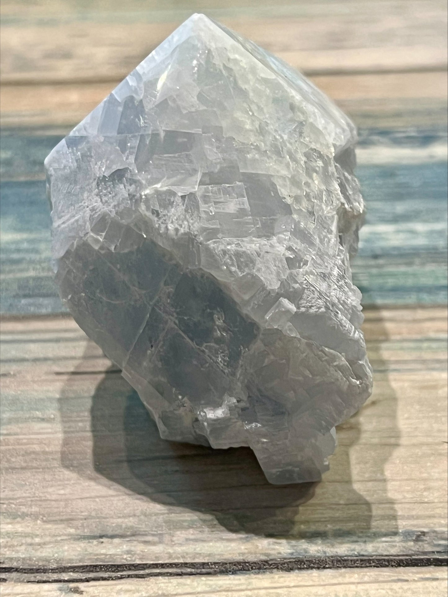 Blue Calcite Point