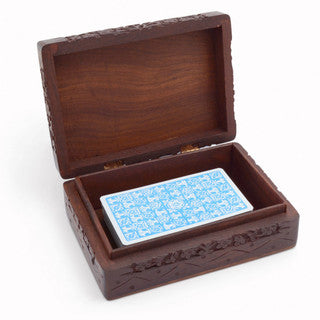 Wooden Sheesham Floral Wooden Box