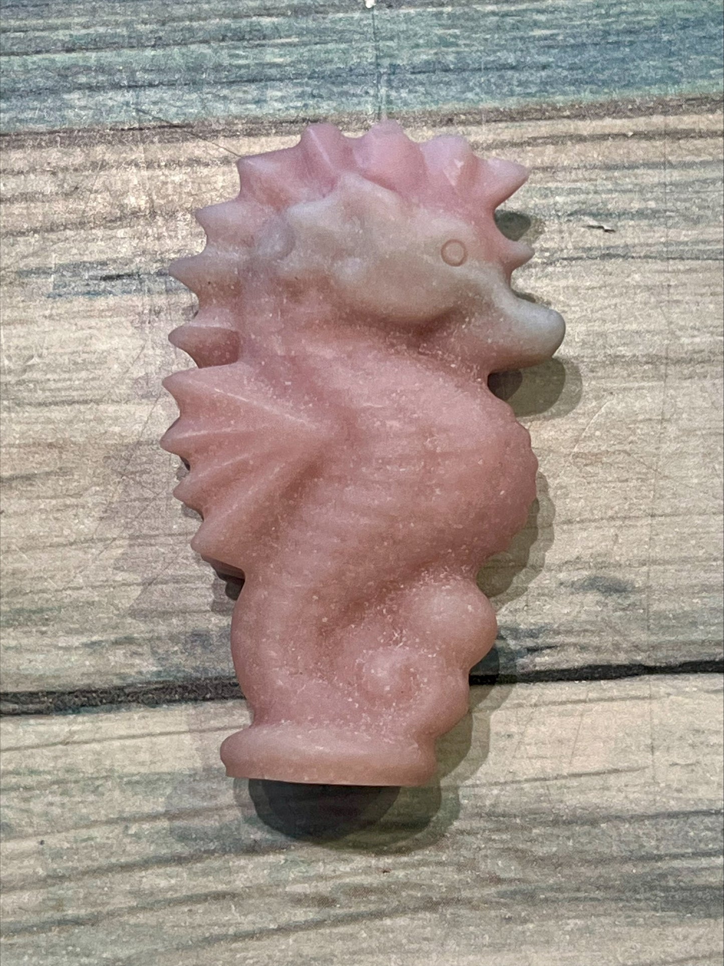 Pink Opal Sea Horse