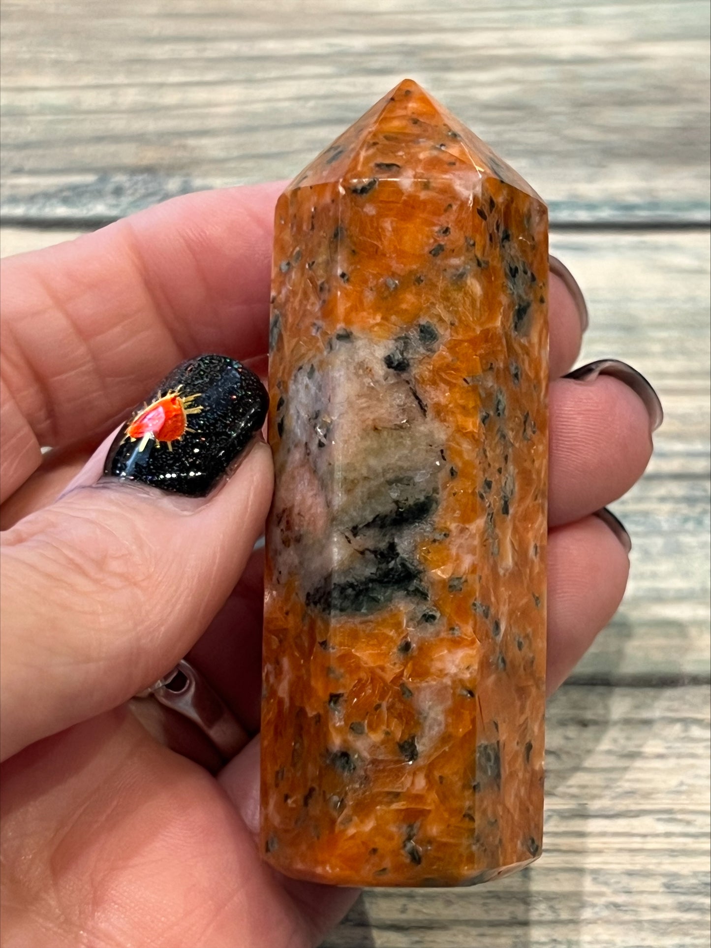 Tower - Orchid Calcite