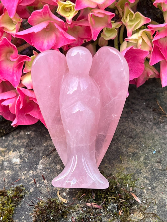 Rose Quartz Crystal Angel