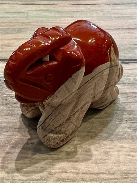 Red Agate Elephant