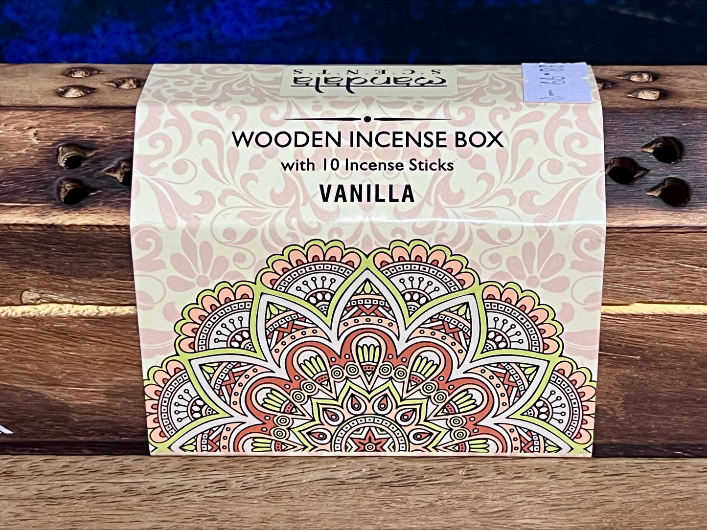 Wooden Incense Box- Vanilla