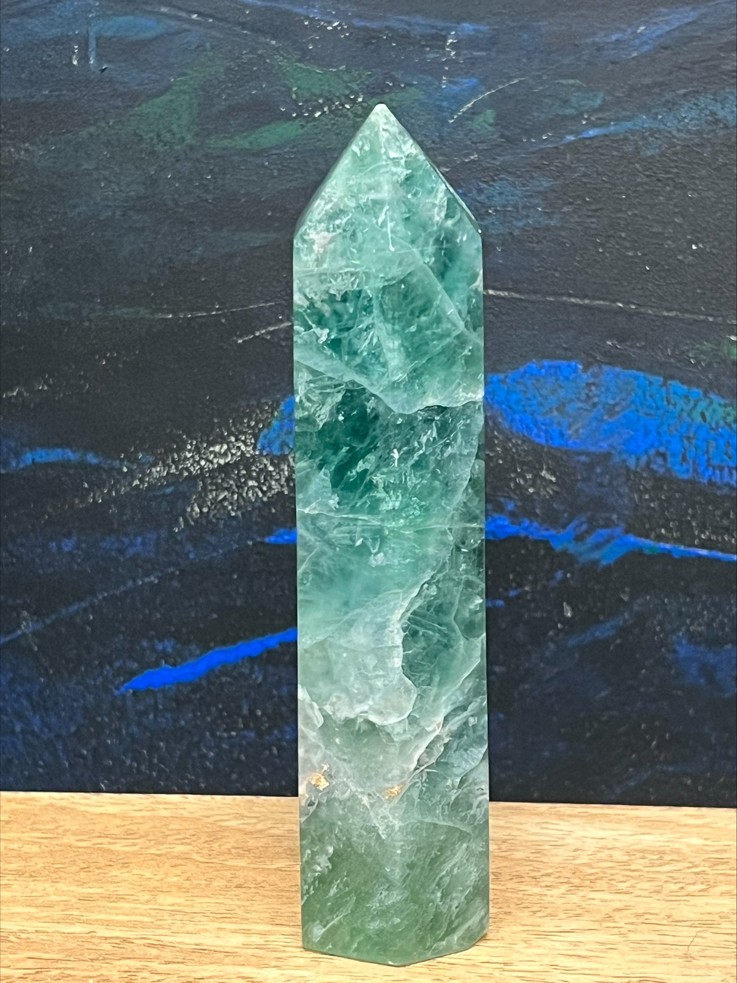Green Fluorite Tower