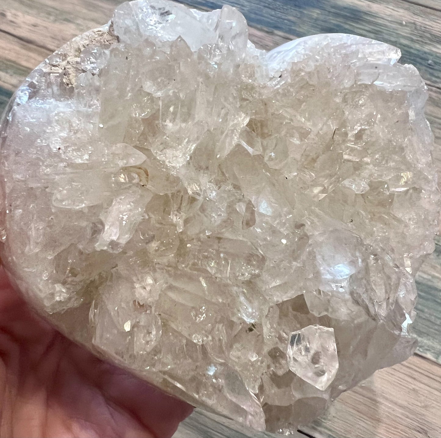 Smoky Quartz cluster heart