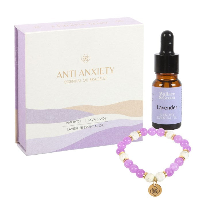 Anti Anxiety Amethyst Essential Oil Bracelet