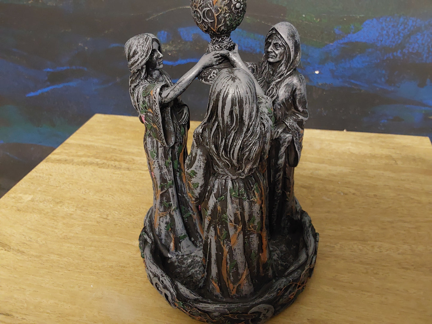 Maid, Mother and Crone Backflow Burner