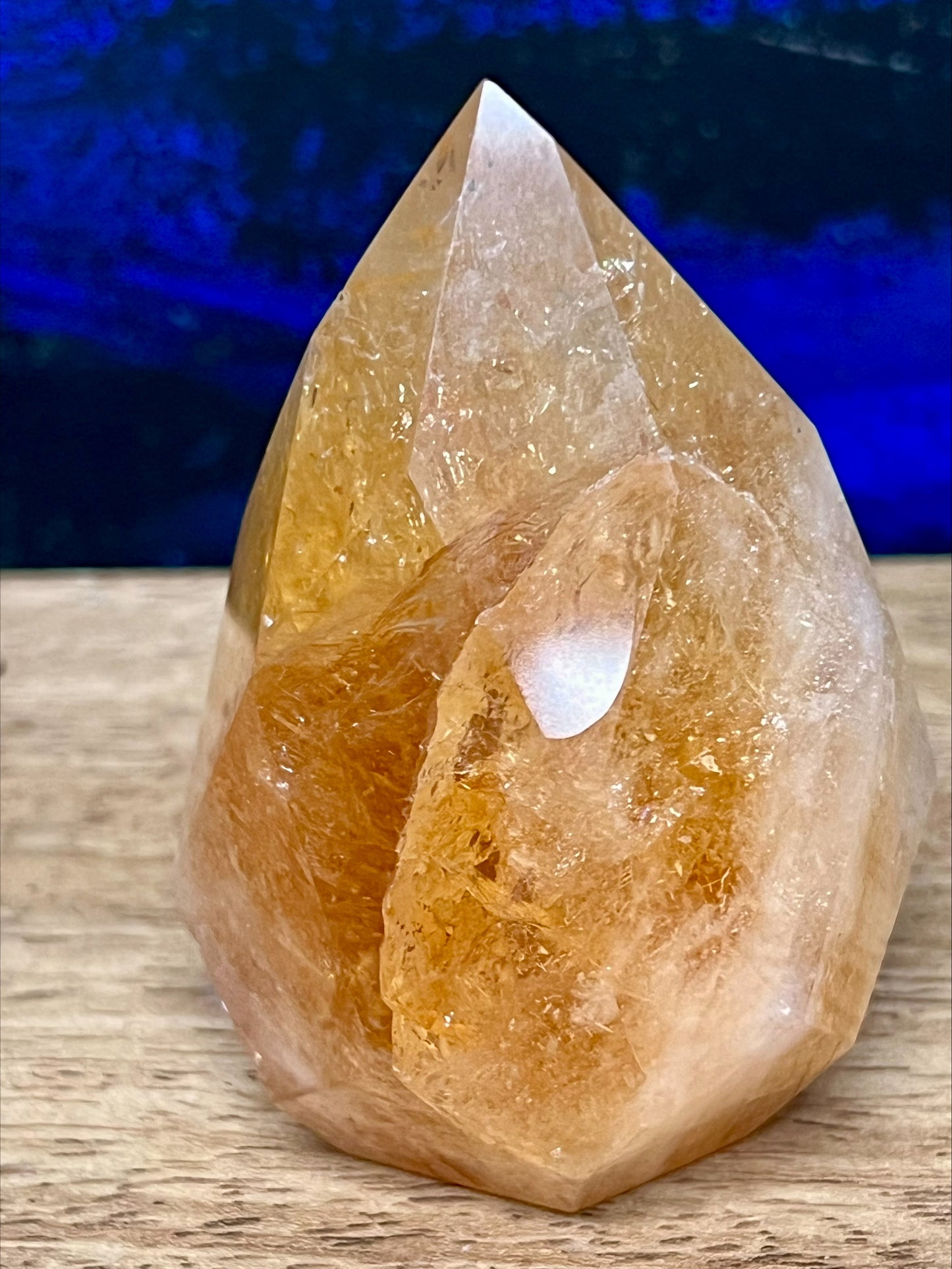 Citrine Faceted Point