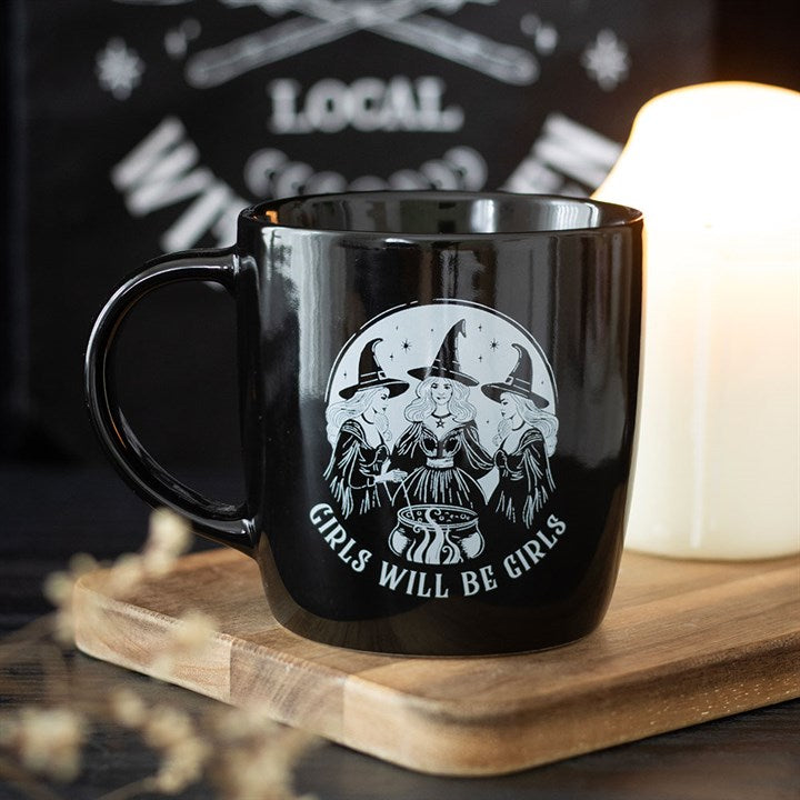 Girls will be Girls witchy mug