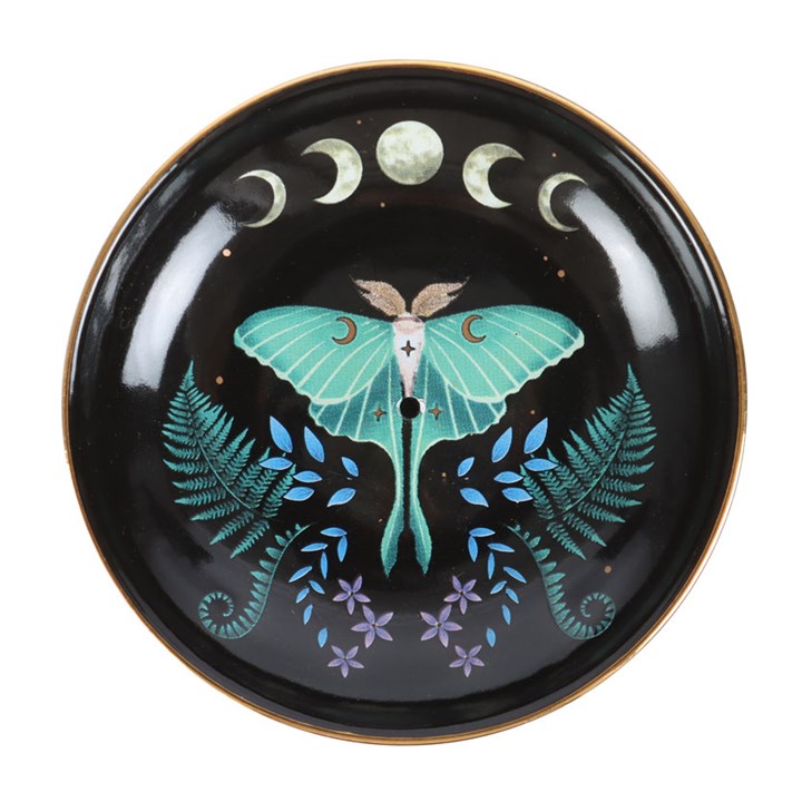Luna Moth Ceramic Incense Holder