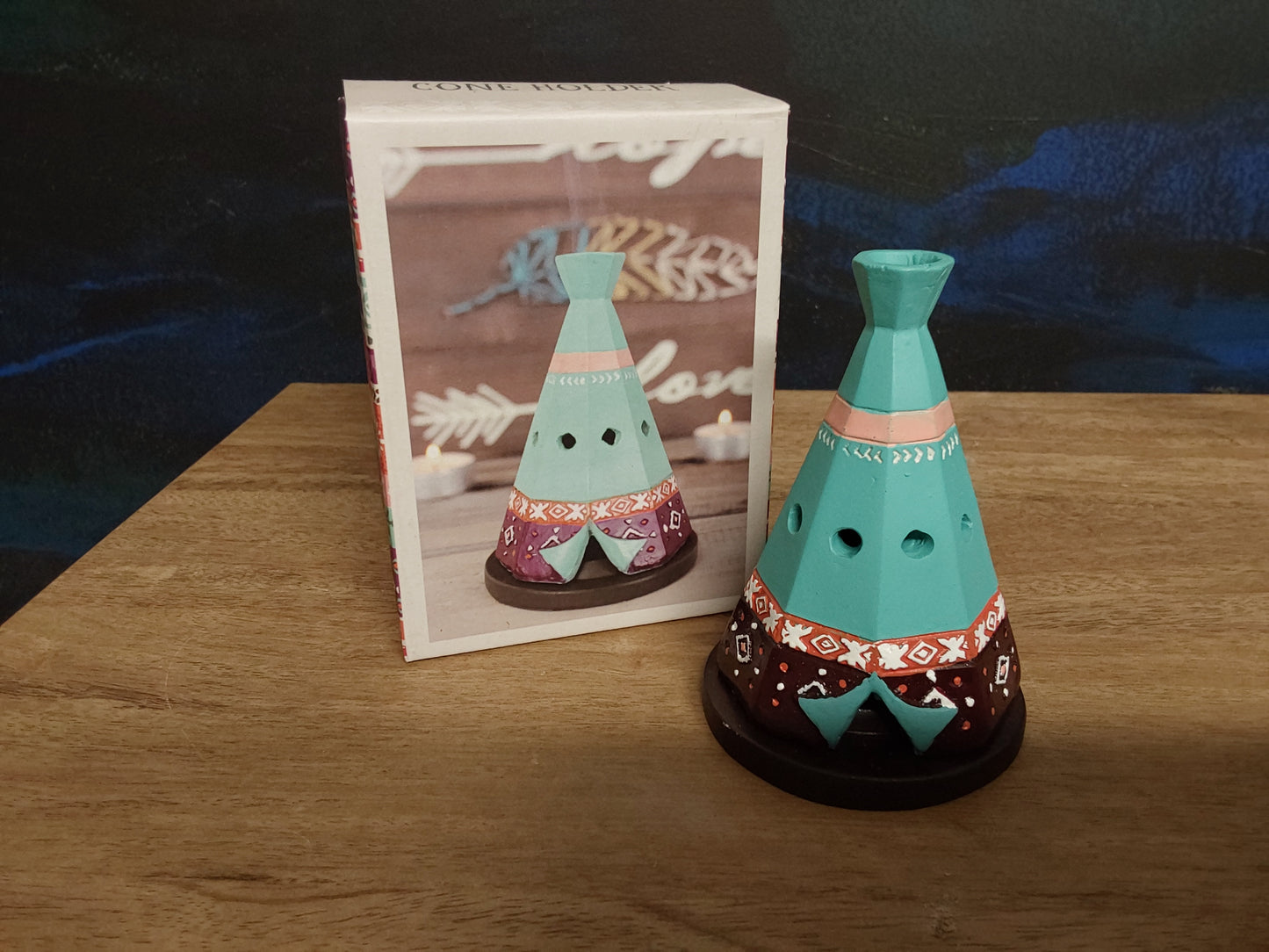 Teepee Incense Cone Holder