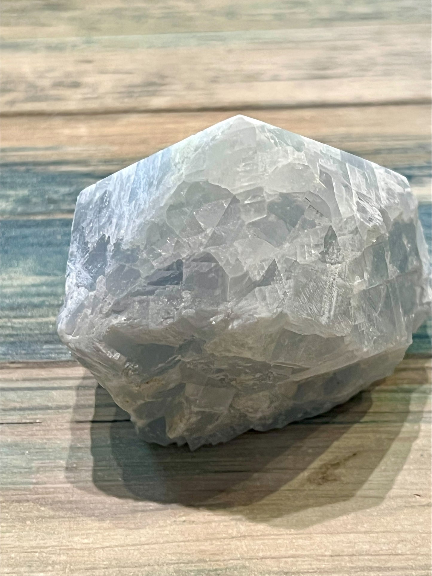 Blue Calcite Point