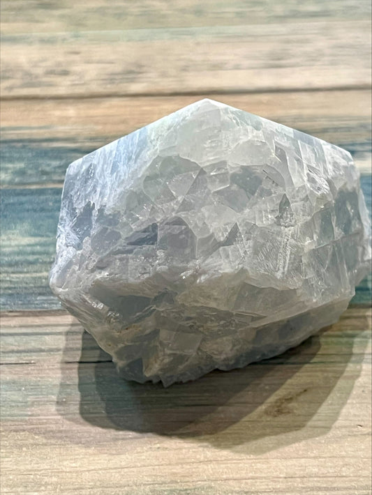 Blue Calcite Point