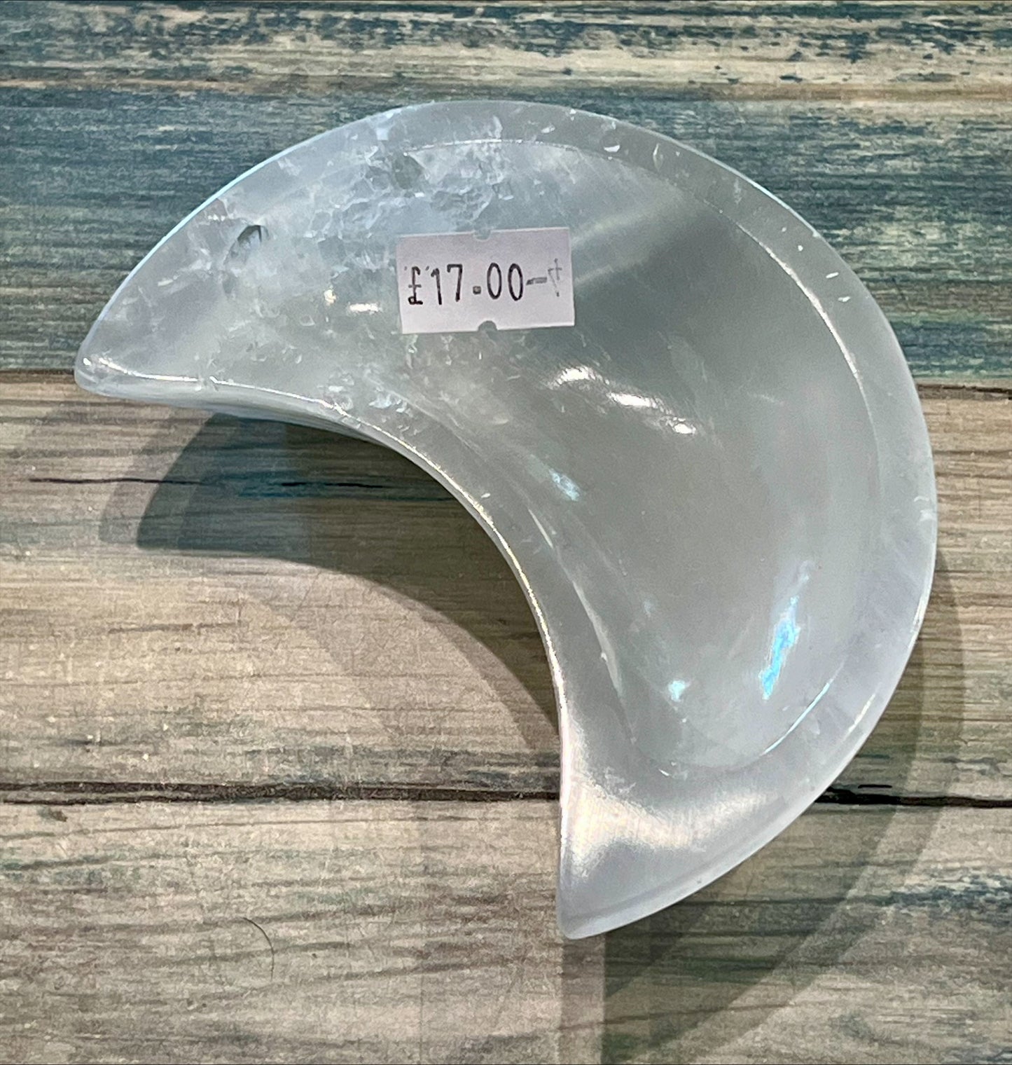 Selenite Moon Dish