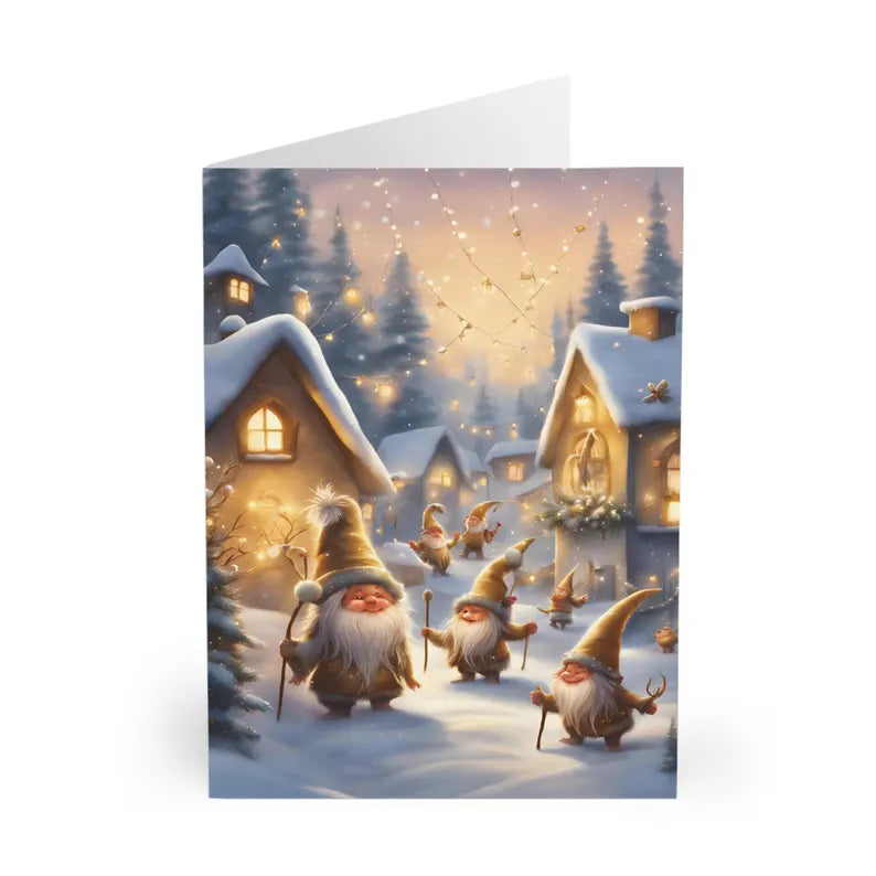 Christmas Greeting Card - Gnome Holiday
