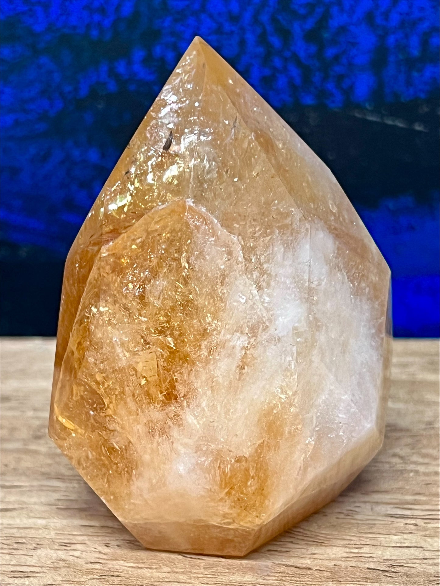 Citrine Faceted Point