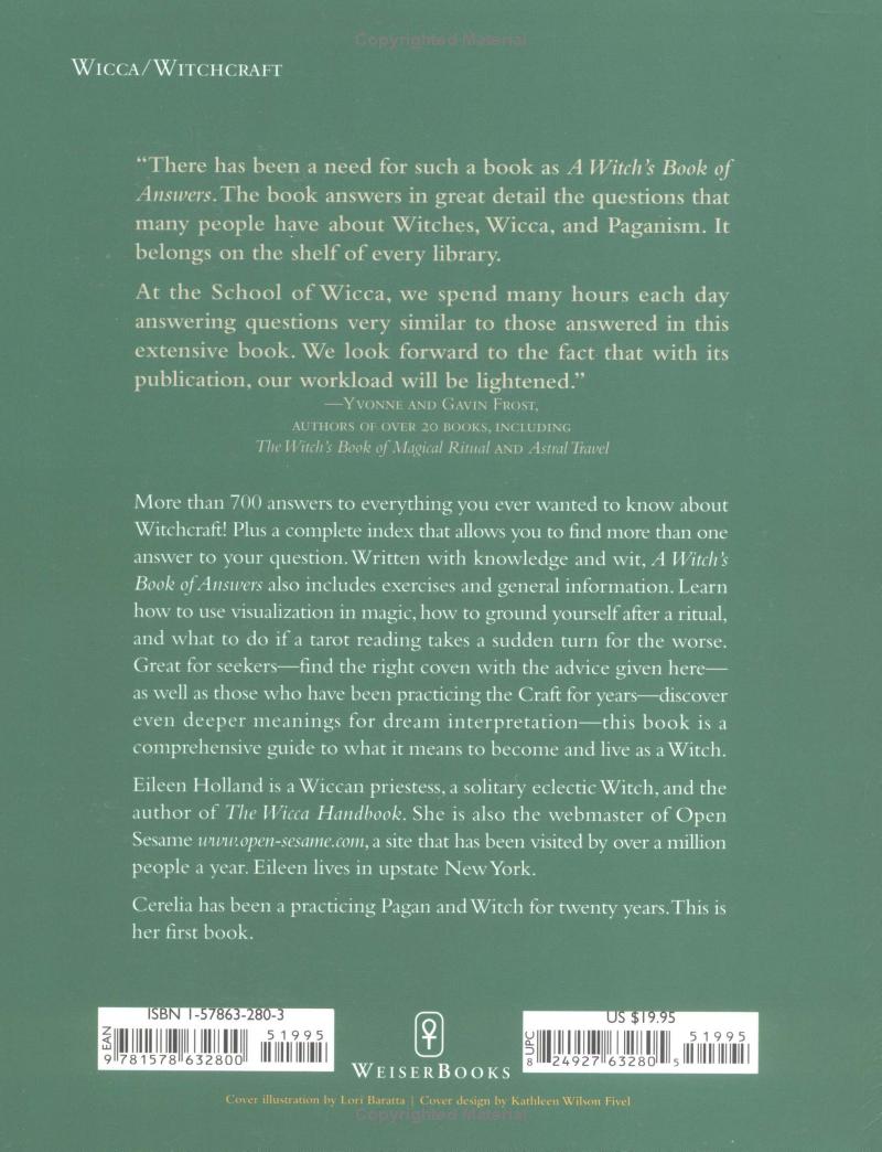 A Witch's Book Of Answers