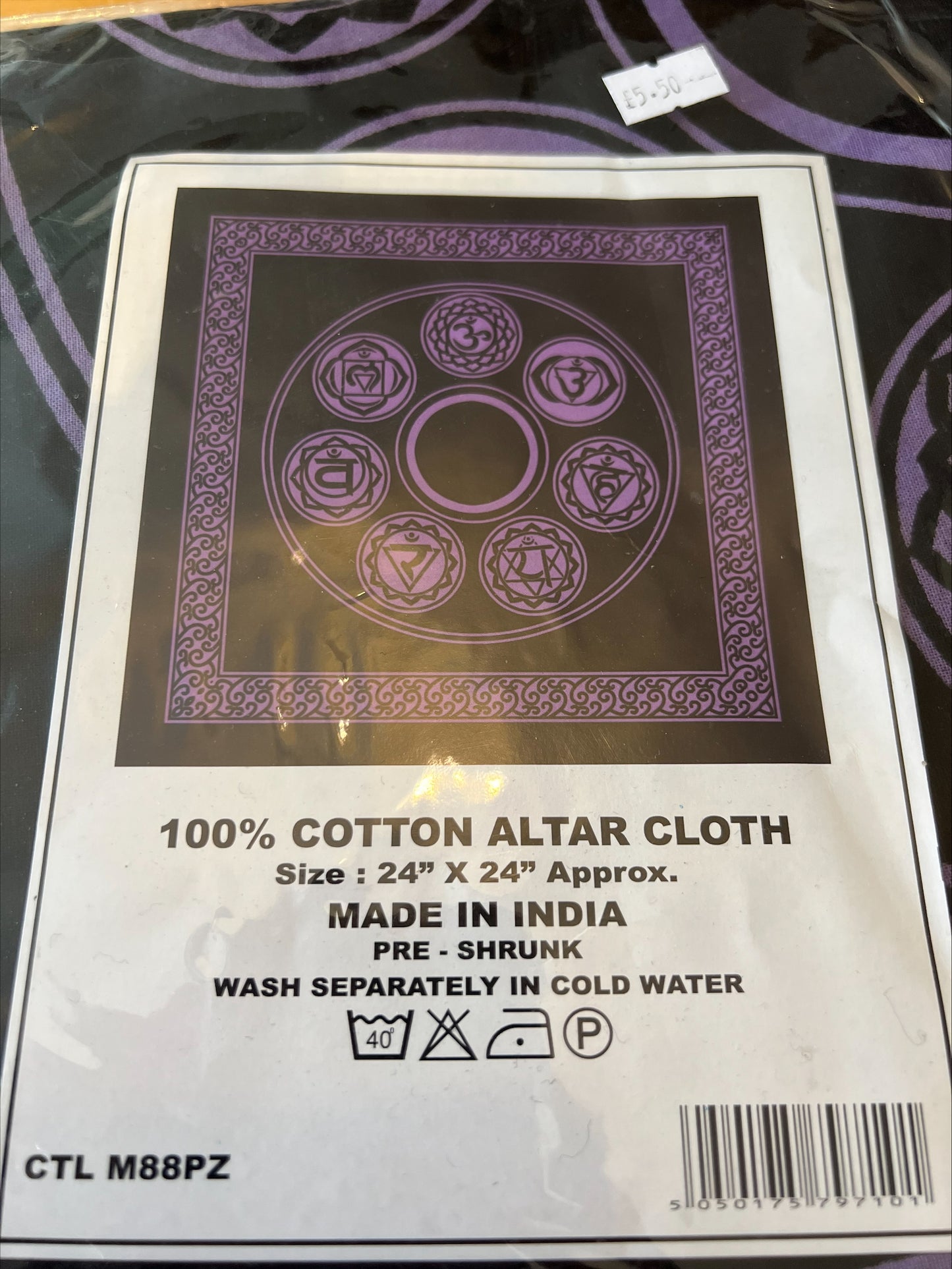 Purple Chakra Altar Cloth