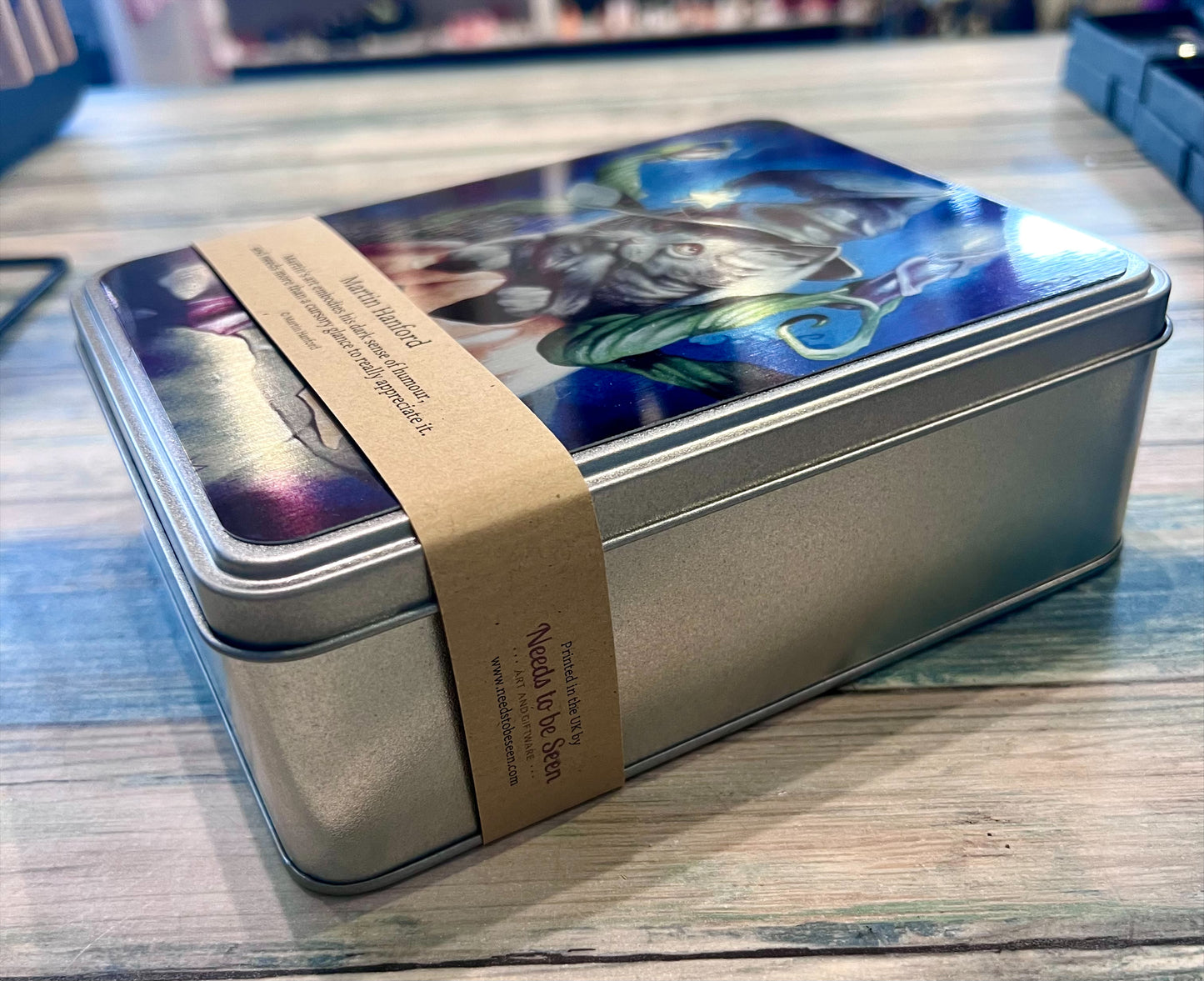 Rectangular Tin - Black Magic Cat