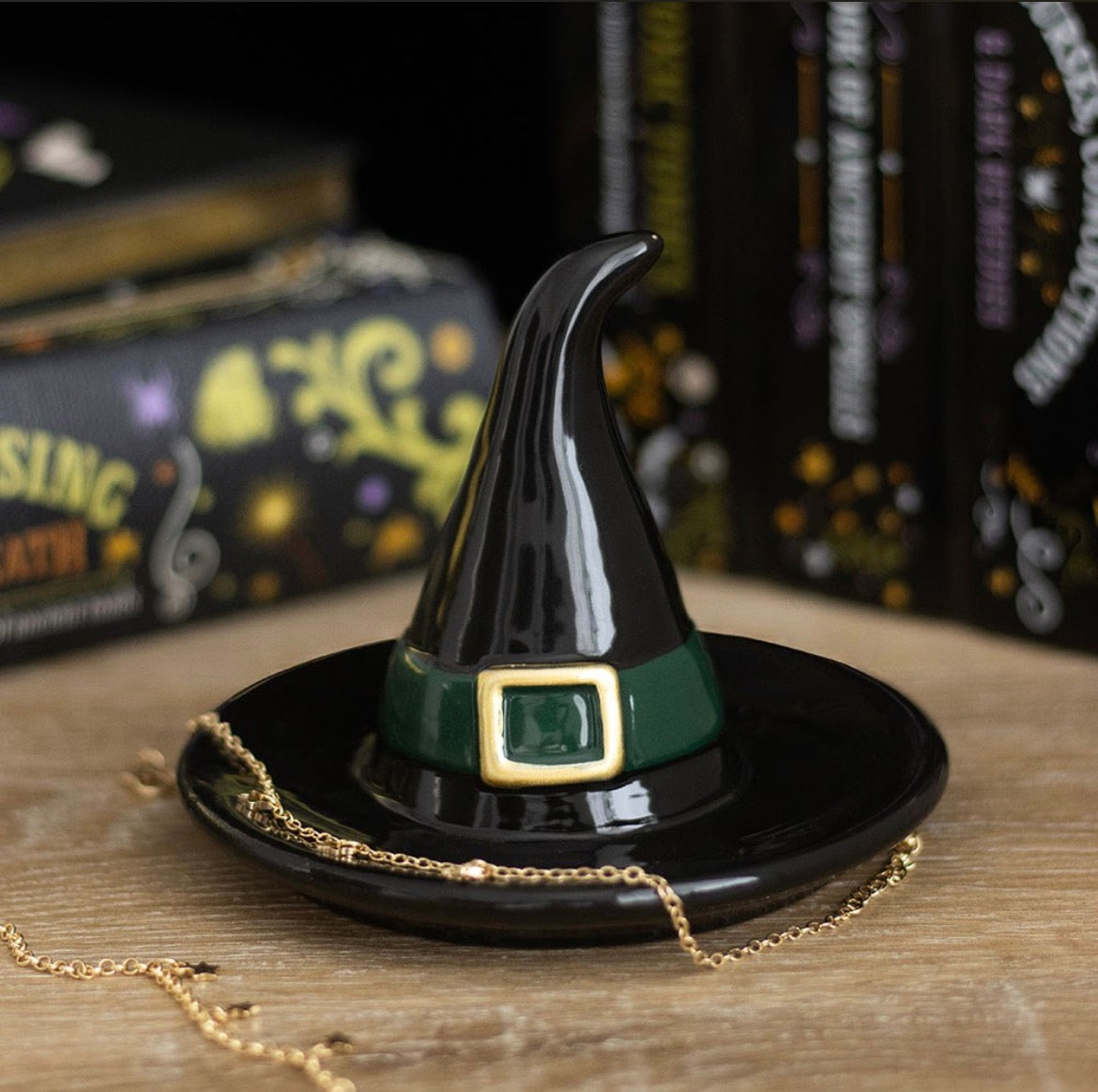 Witch Hat Ceramic Trinket Dish