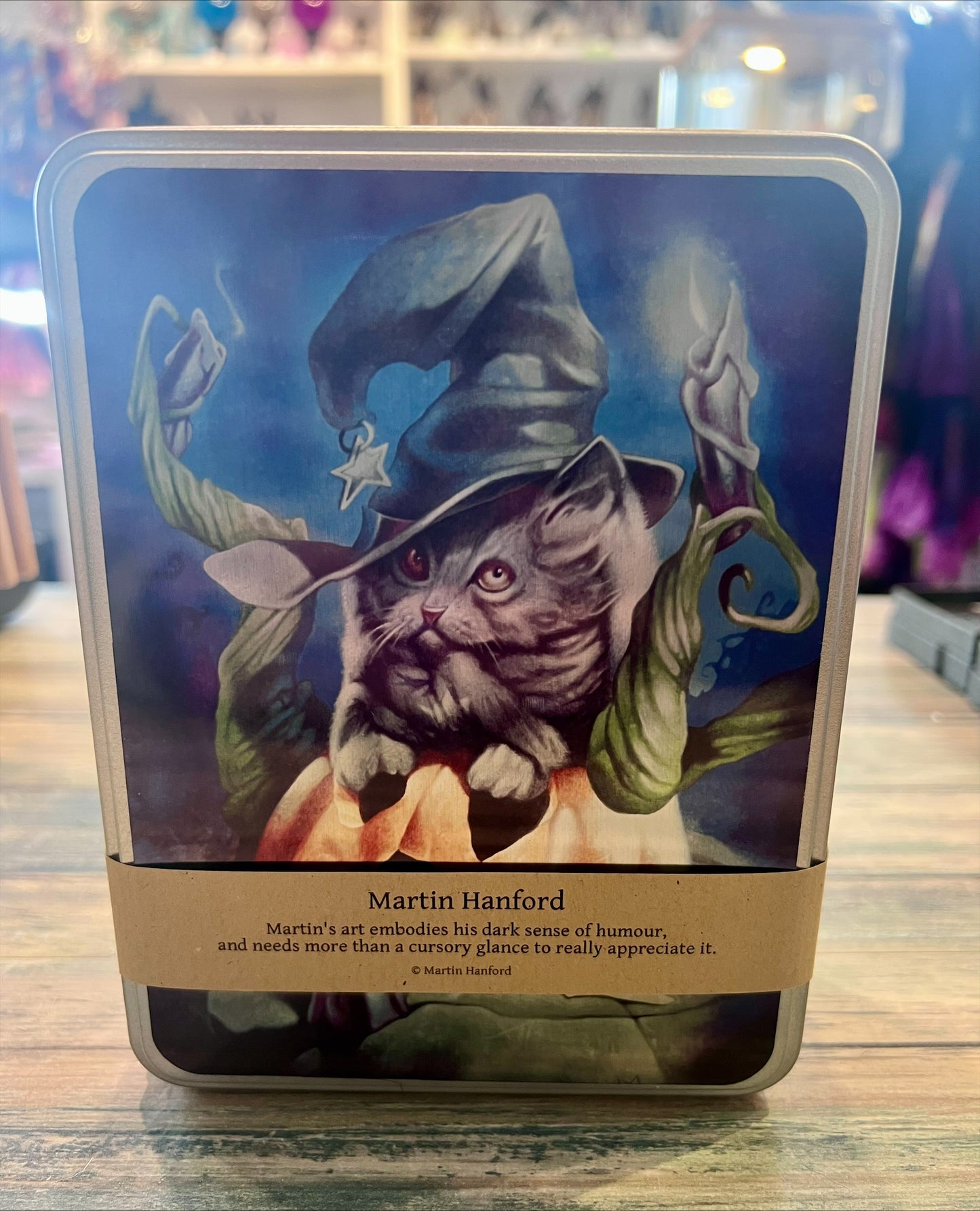 Rectangular Tin - Black Magic Cat
