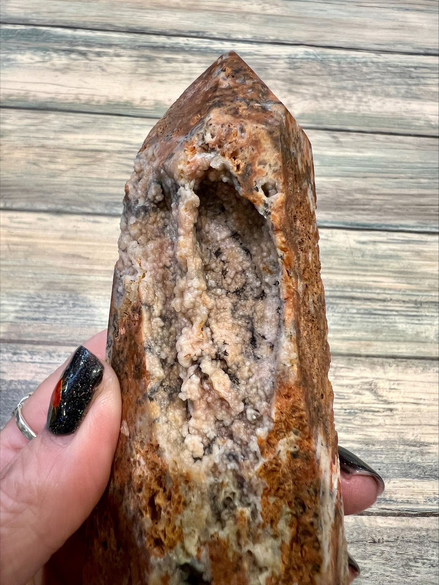 Tower - Apatite and Chalcedony